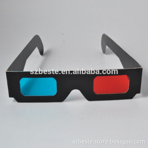 Promotion Gift!! red cyan paper 3d glasses anaglyph